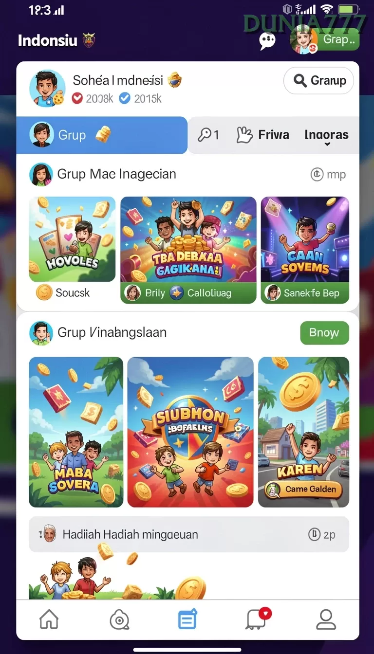 Cuplikan layar AIR168 — menu navigasi