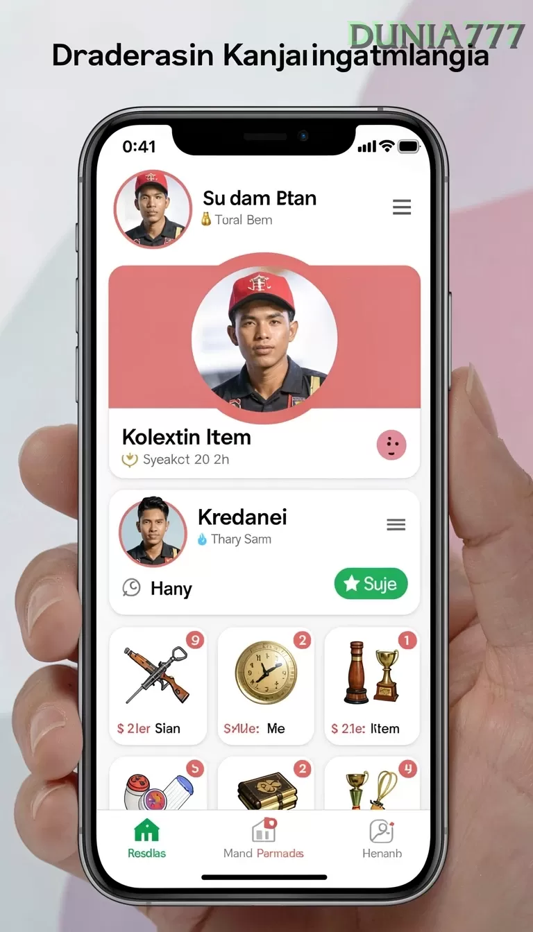 Cuplikan layar MPO76 — pengaturan akun